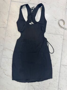 Oh Polly | Dresses | Oh Polly Drop A Glint Beaded Gold Mini Dress | Poshmark